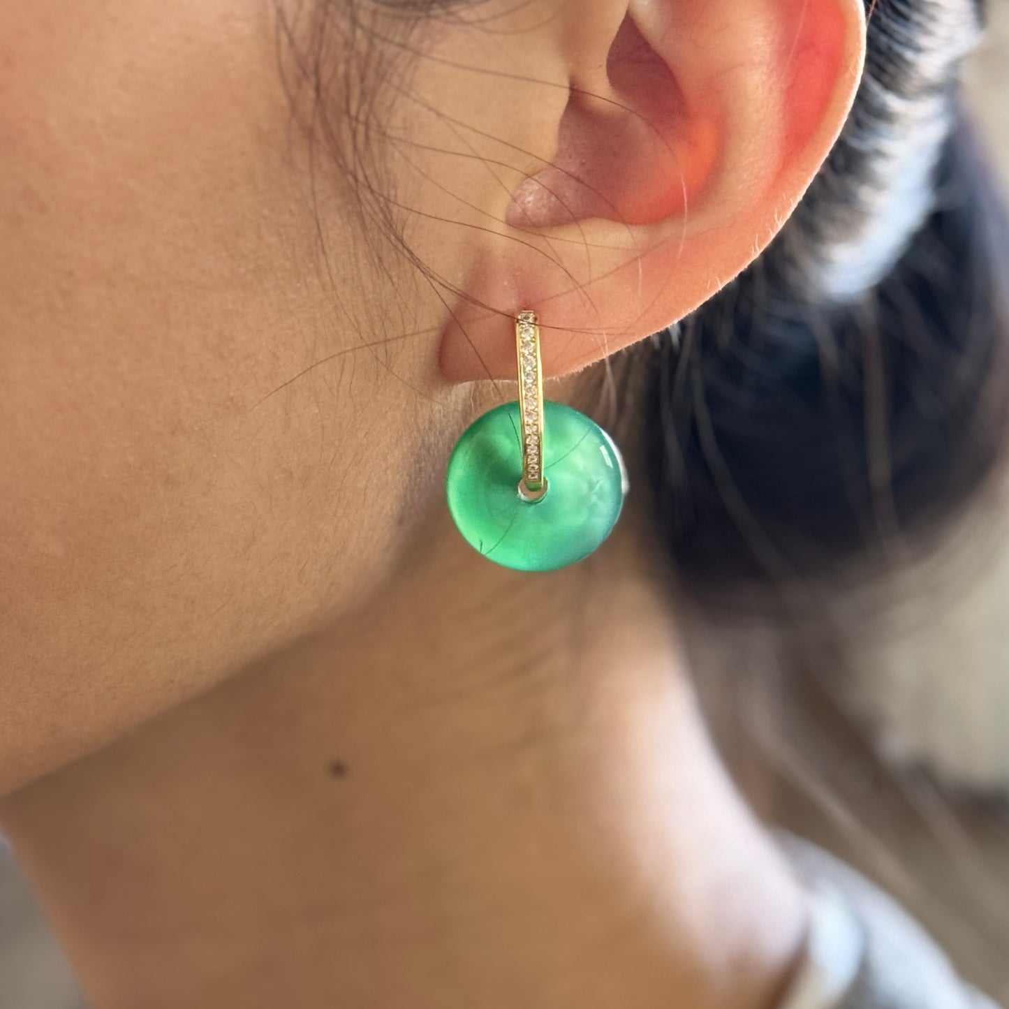 Harmony Donut Hoop Earrings
