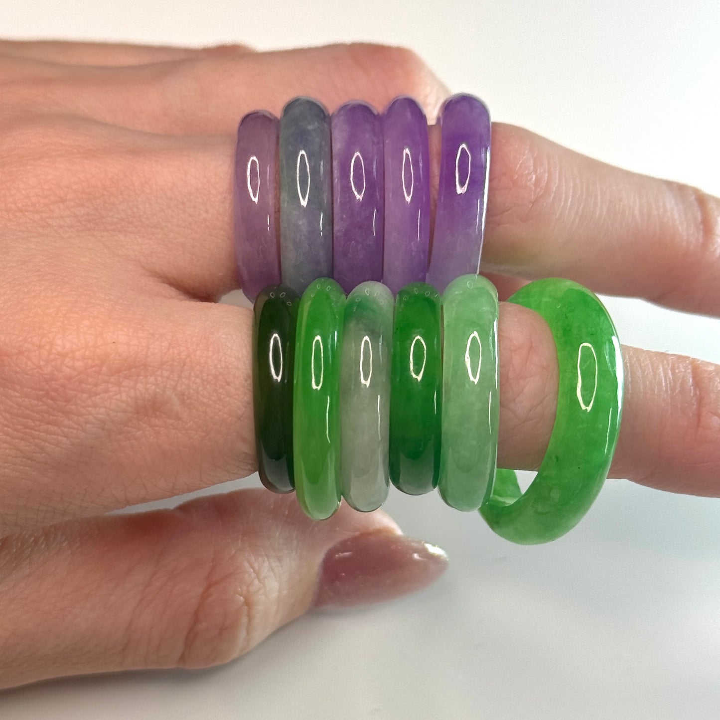 Natural Burmese Jade Ring – One-of-a-Kind Radiance with Healing Energy