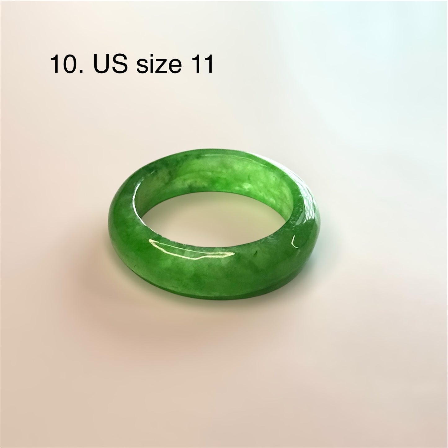 Natural Burmese Jade Ring – One-of-a-Kind Radiance with Healing Energy